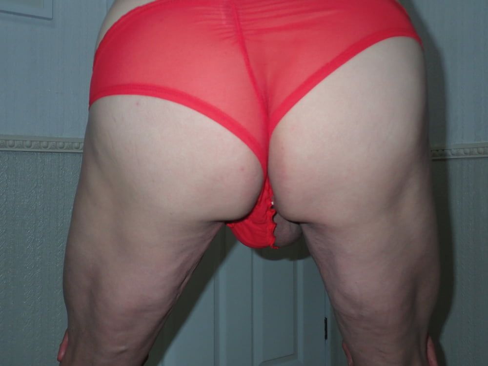 my best red thong #14