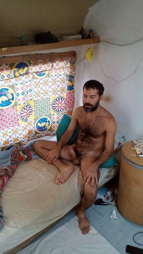 Handsome hairy man naked #18
