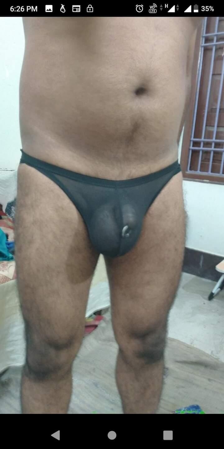 Huge ball and Pierced dick