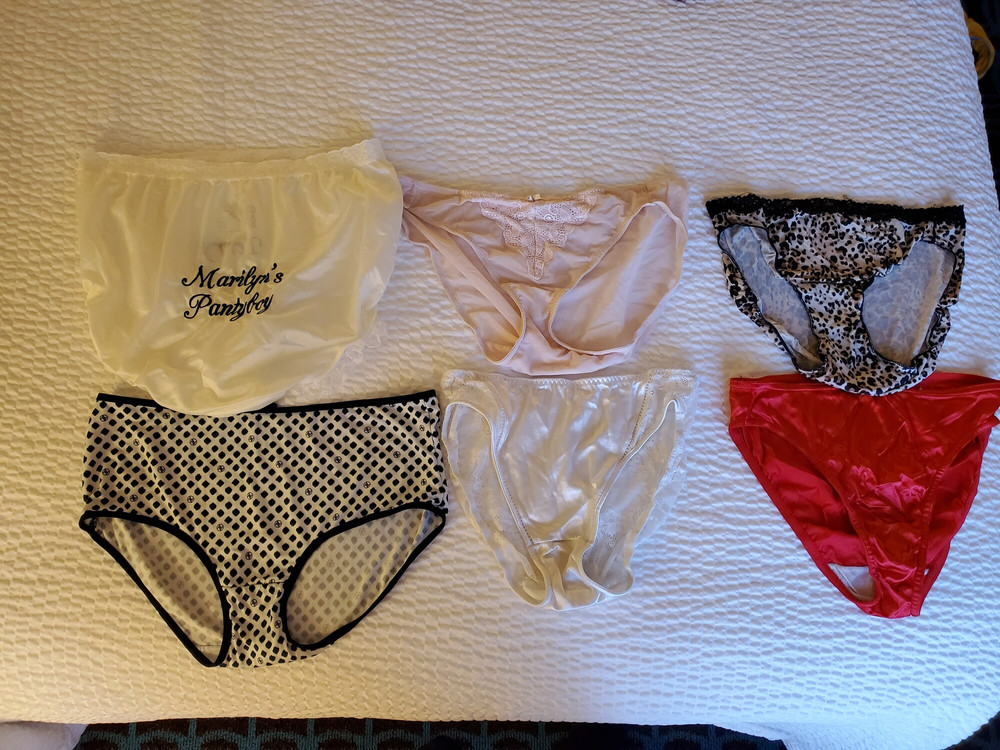 Me with borrowed panties #13