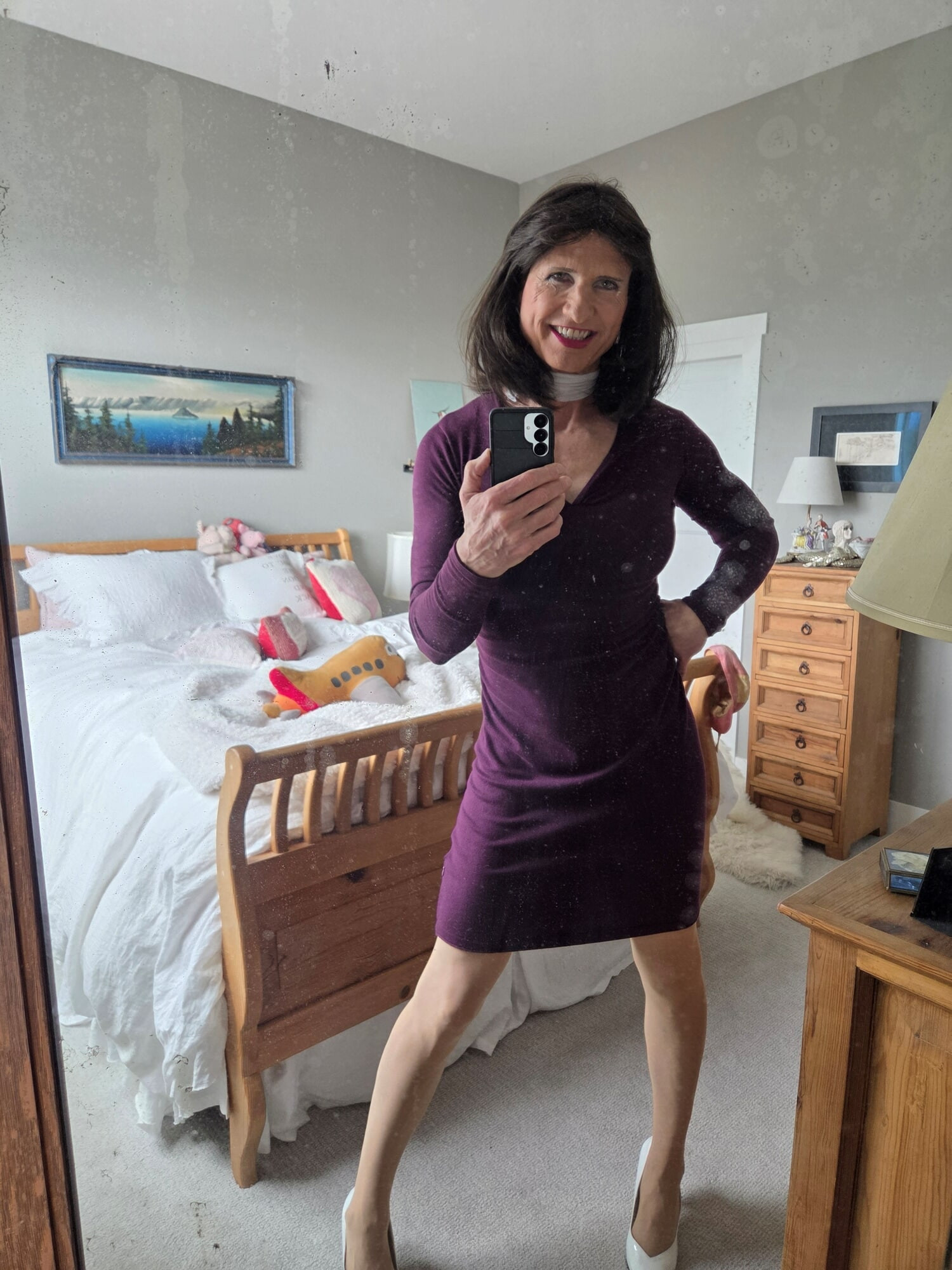Maroon dress #47