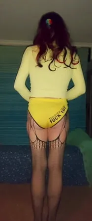 yellow lil fuck toy shorts         