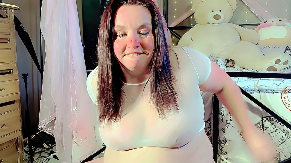 Sexy BBW Rainbow Bright Booty Photoset #45