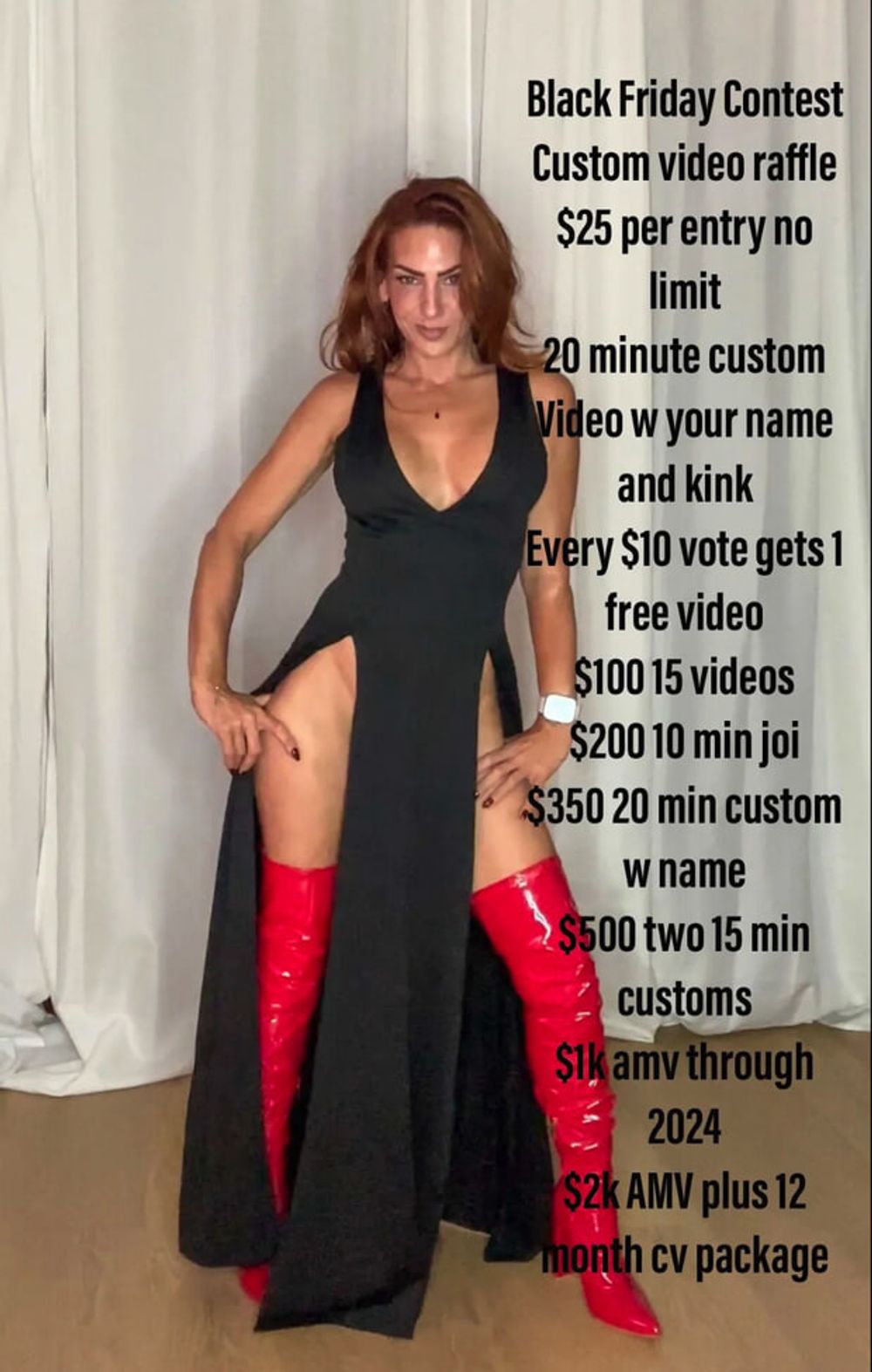 I make custom vids, panties and sell premade vids. #20