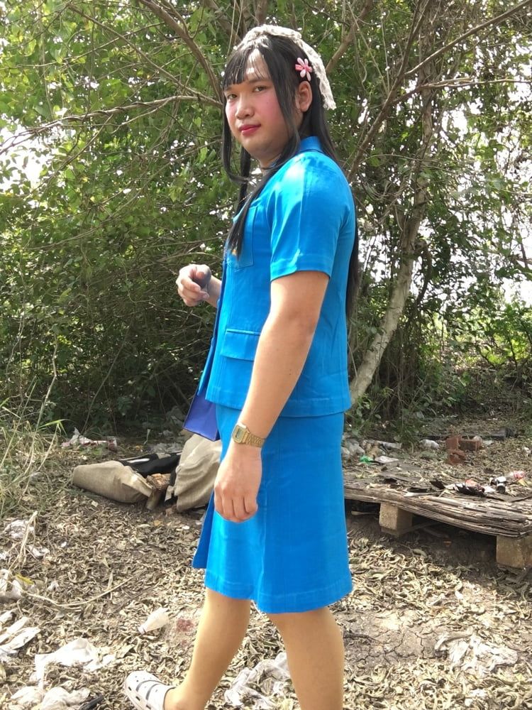 Thai ladyboy teacher Girl scout  #11