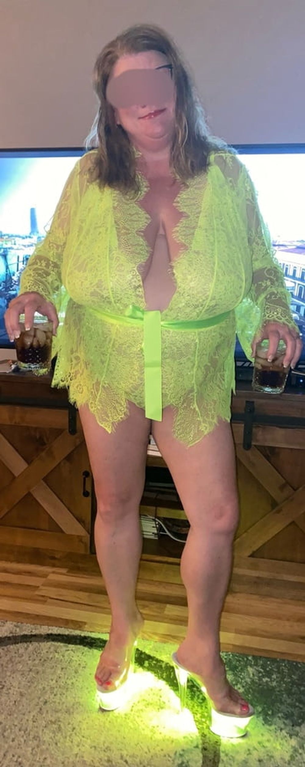 BBW neon lingerie  #7