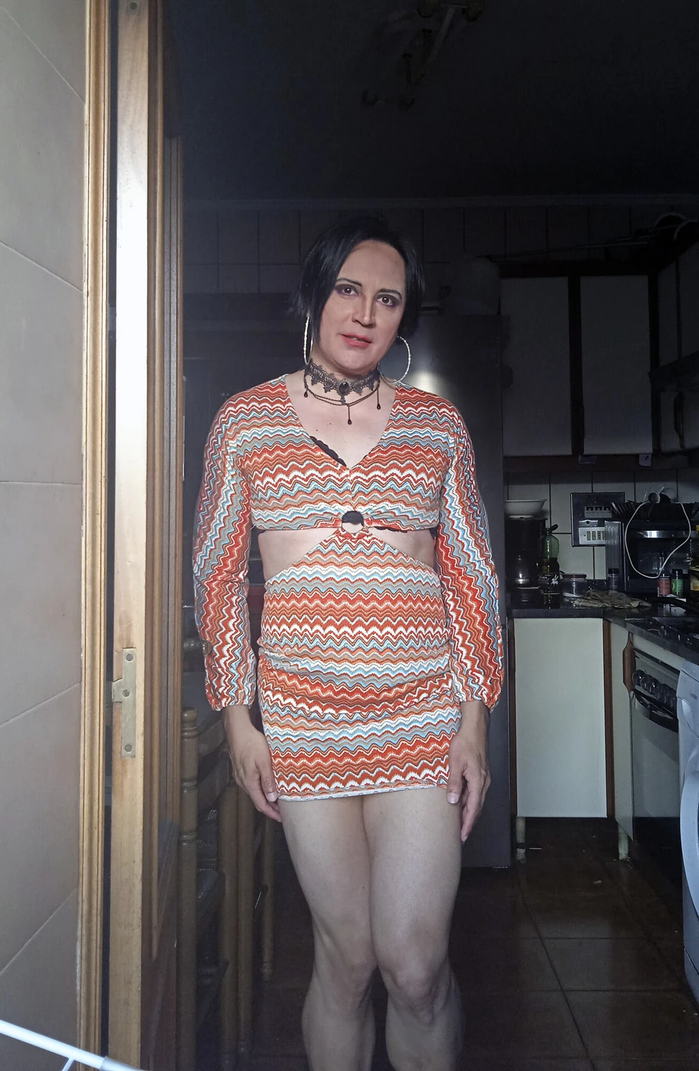 October 2023,sissy in small cage #25