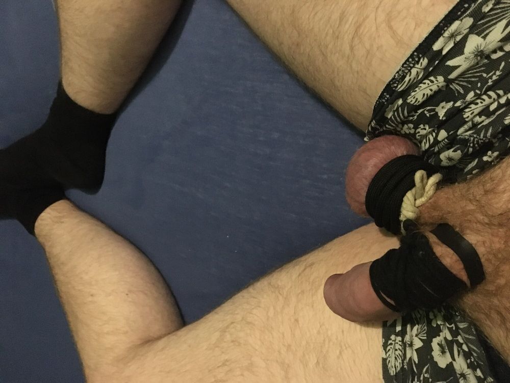  Tied Up Haired Dick &amp; Balls #38