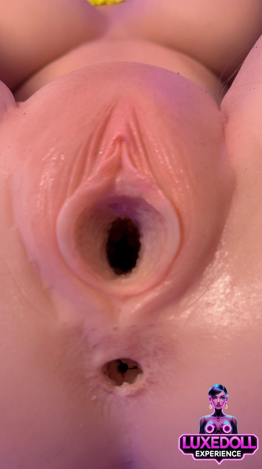 Lindsay Cyberpunk Real Sex Doll POV 4K Fluoro Mesh & Pink  #12