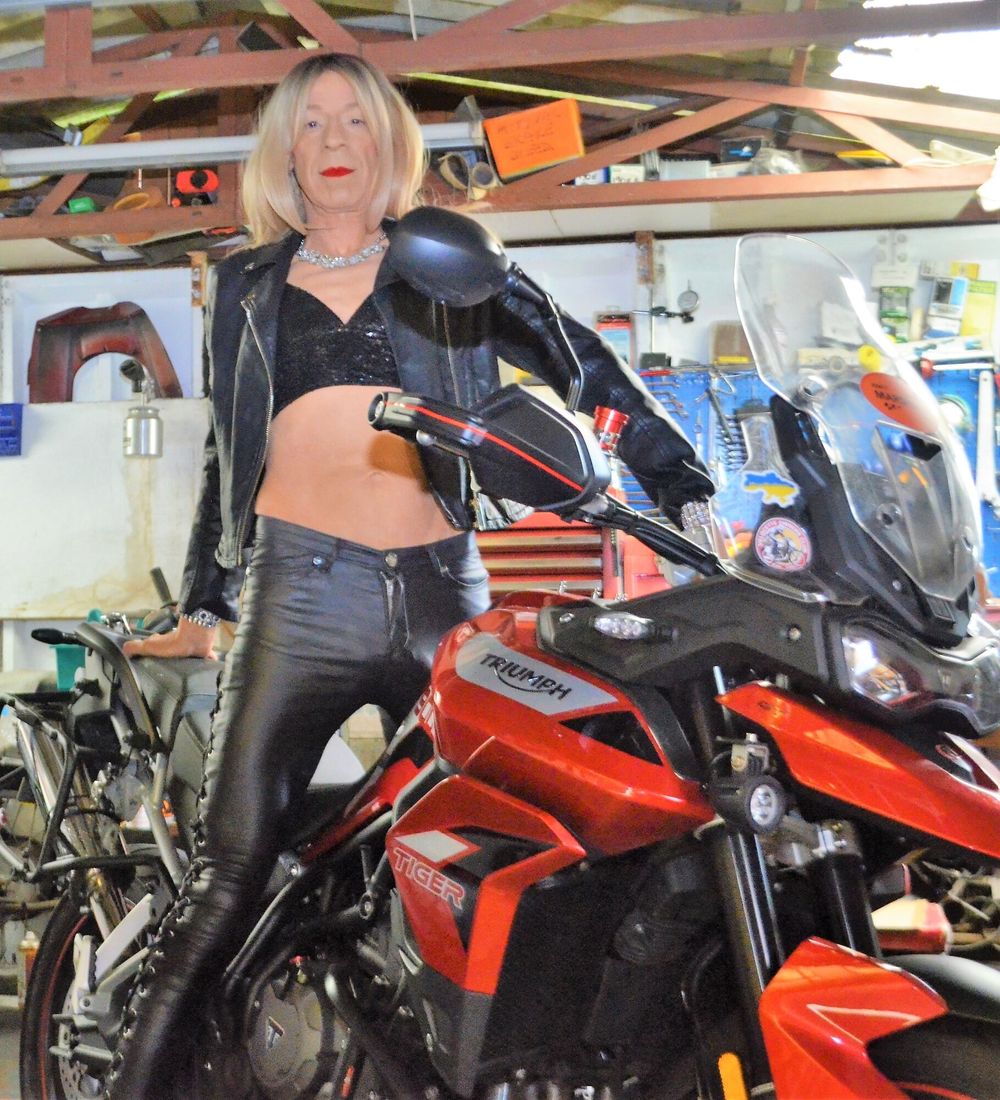 109 Alesssia Travestita on Triumph Tiger #15