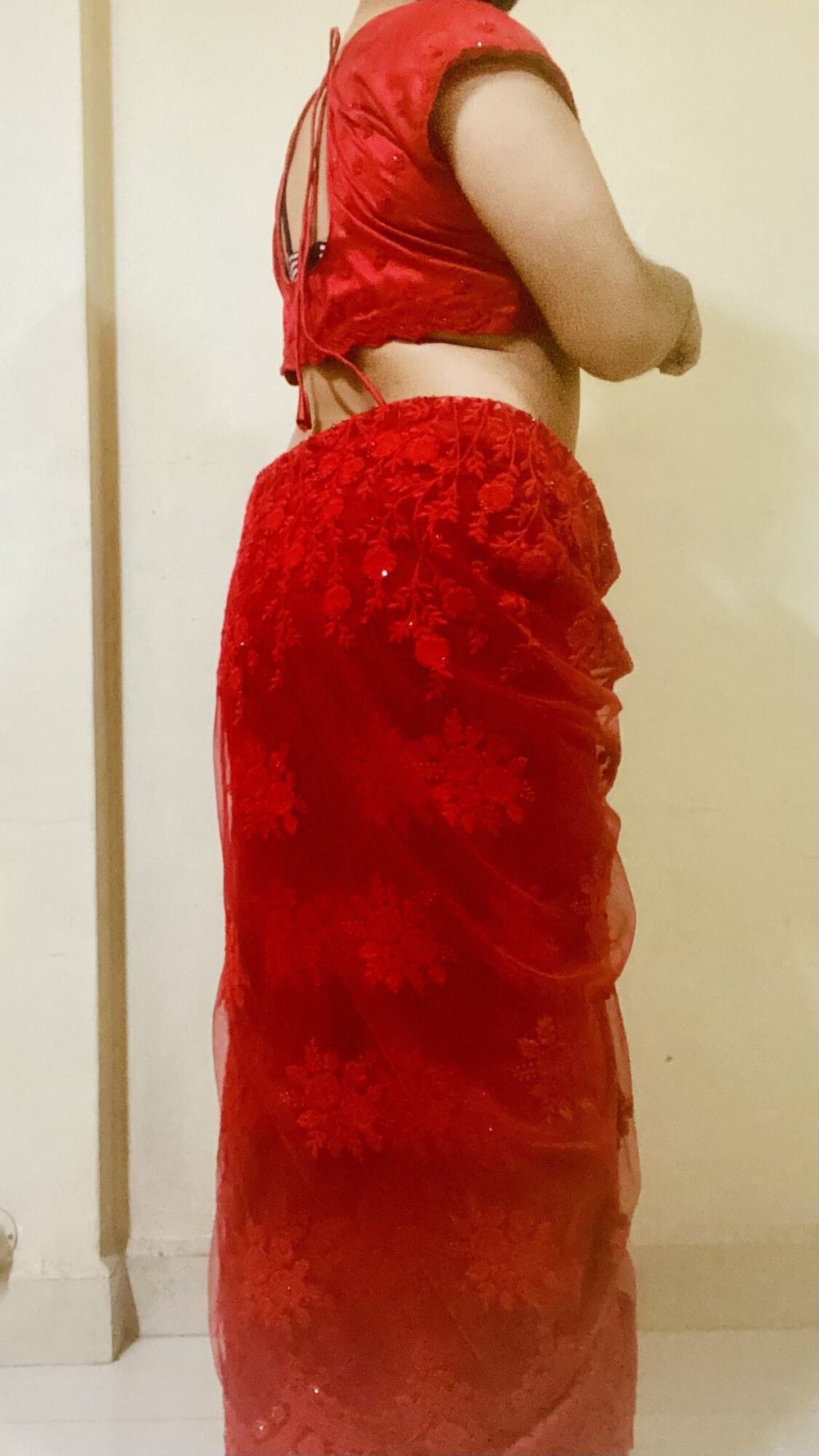 Red saree #53