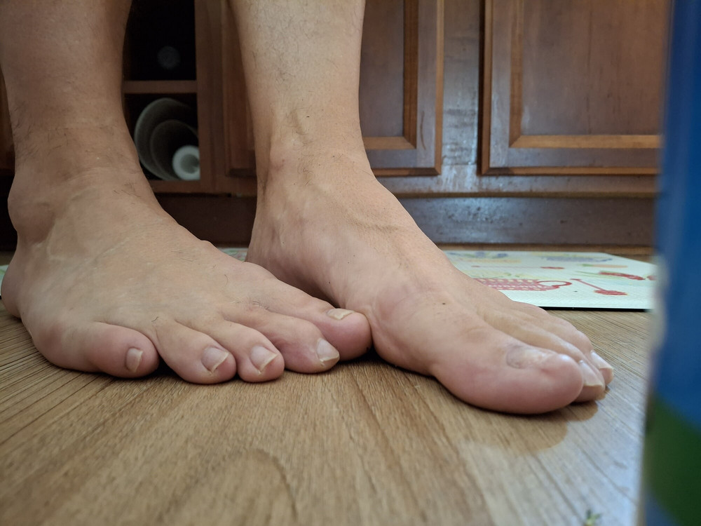 Floor view of my feet  #13