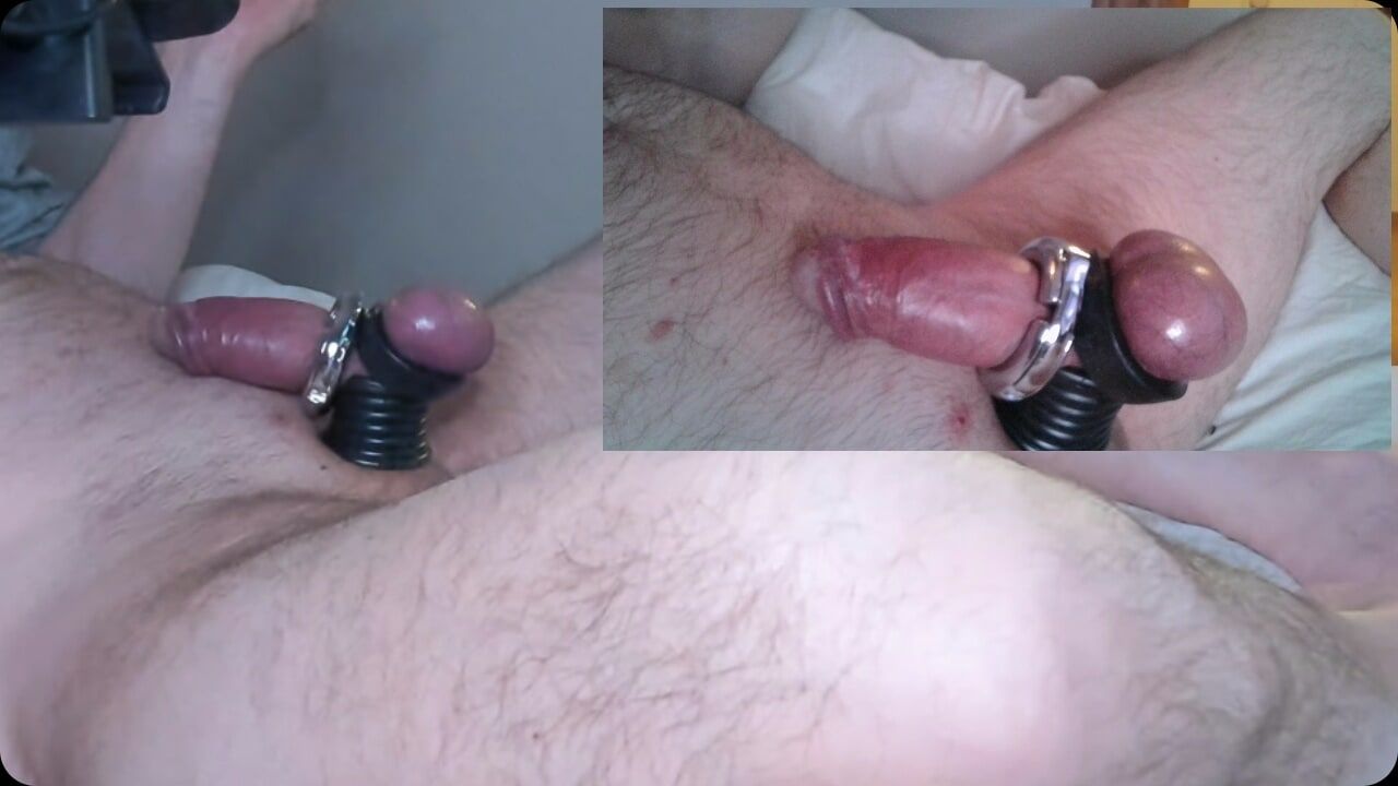 More strapped cock and balls #38