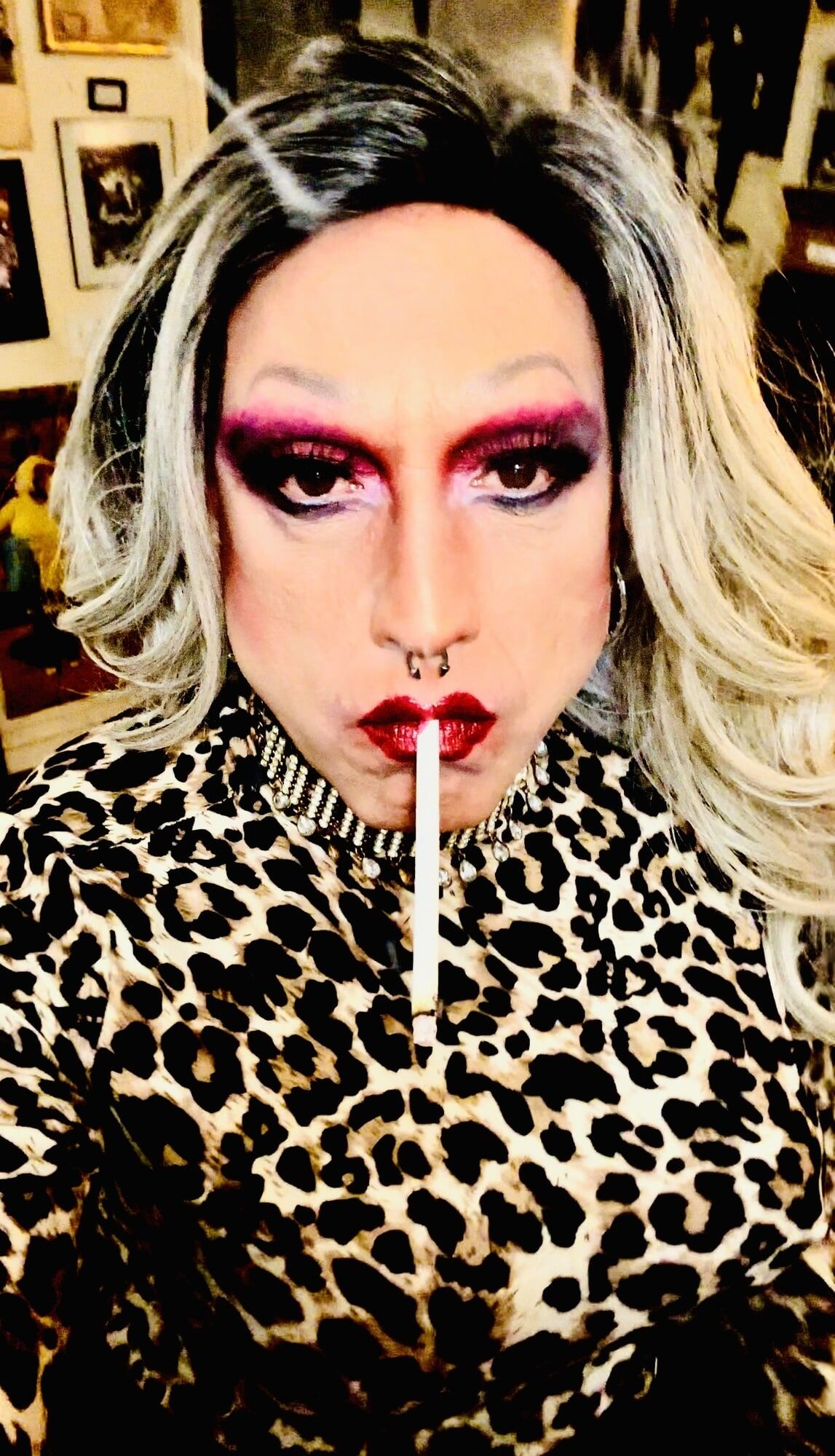 Smoking Fetish Blonde Trans Mature Masturbation #37