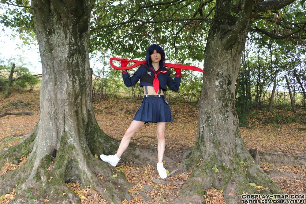  Ryuko in the wild crossdress cosplay #2