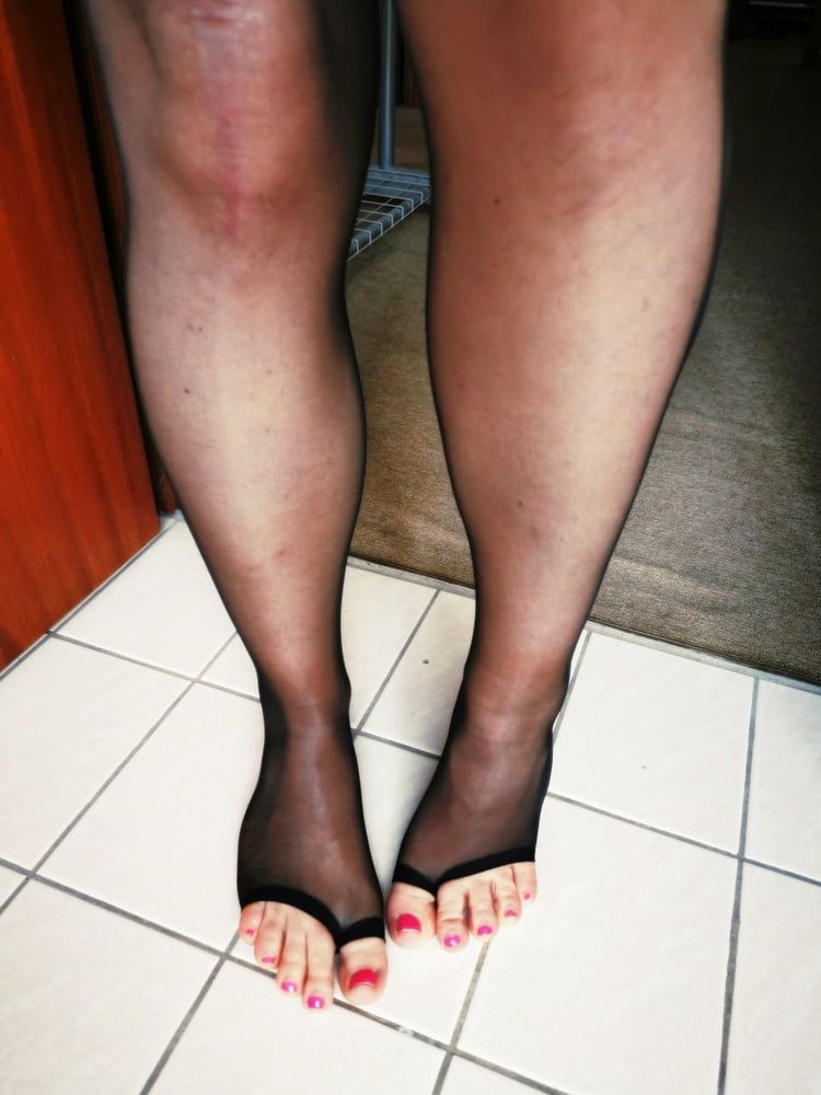 Sexy Toe-Free Hold-up Nylons #7