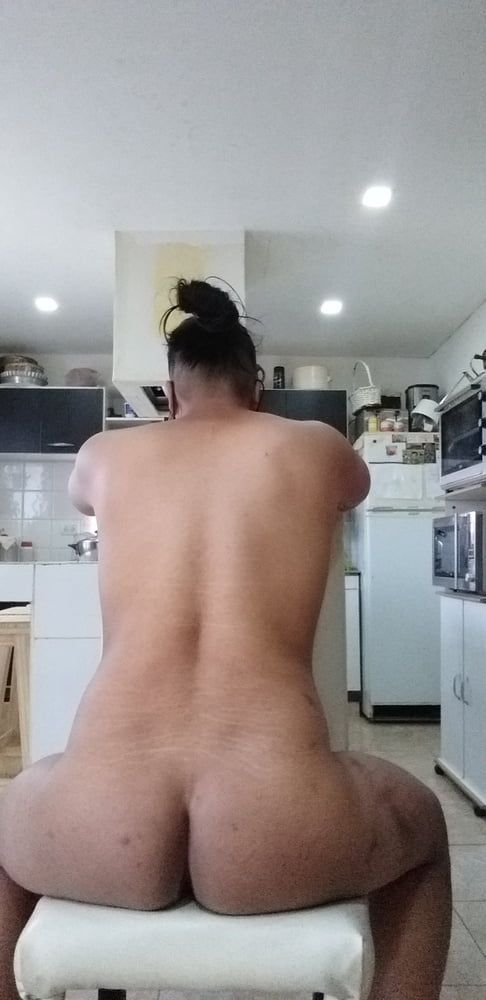 posing in the kitchen #11