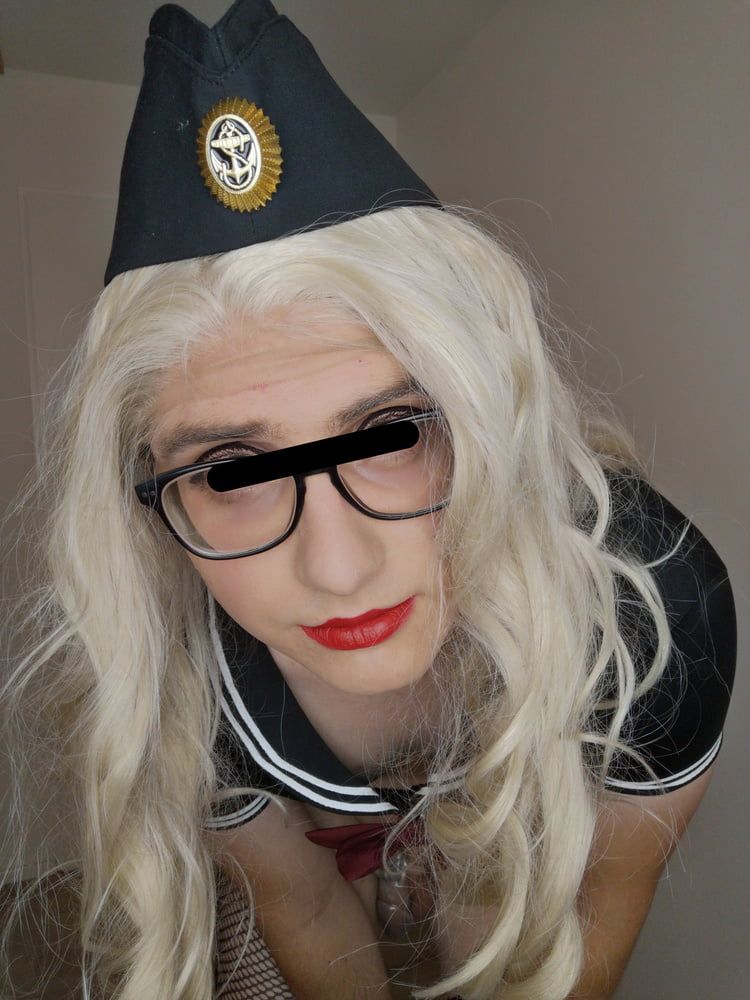 Blonde Sissy Marine Officer reporting for duty #23