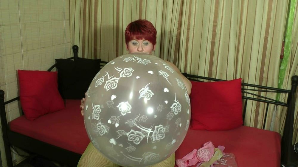 Large transparent balloon blown up ... #34