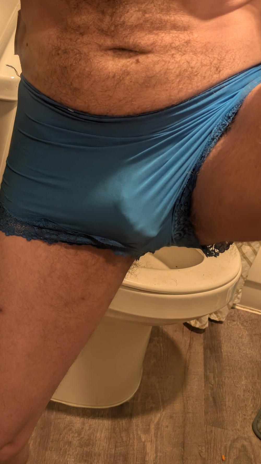 Showing off in my gf panties #5
