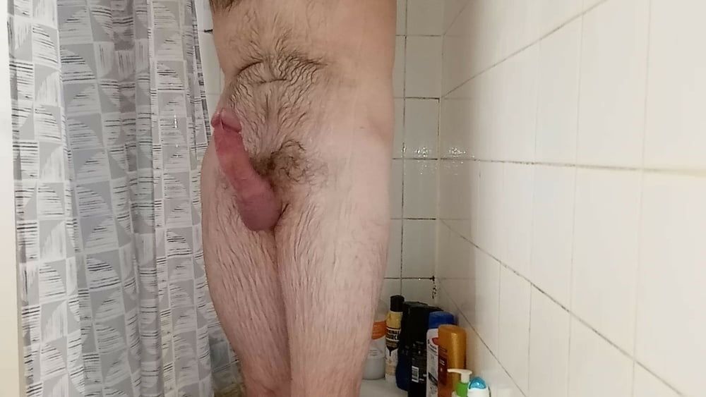 Rockard Daddy in the Shower Playing with Hard Cock #7