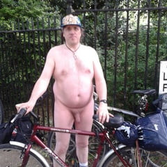 Naked bike ride