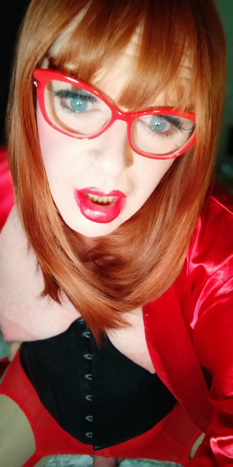 Crossdressing redhead  #45