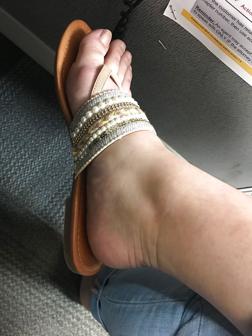 Flat feet for footfetish #6