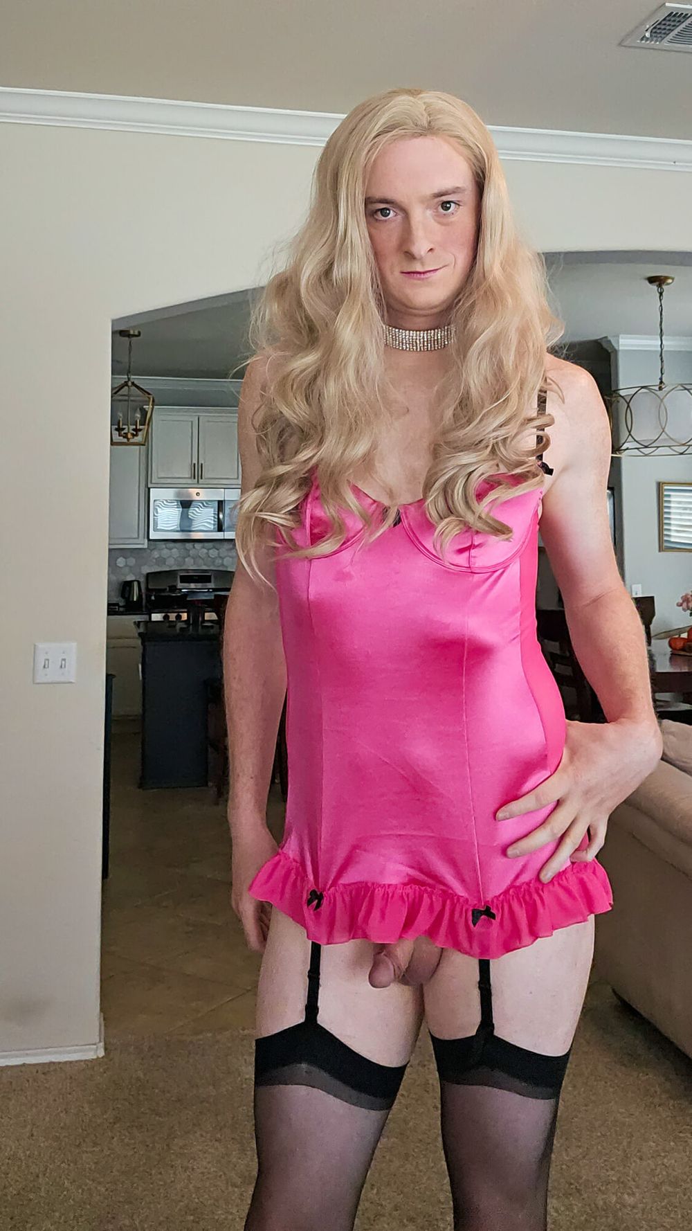 Sissy in Pink Lingerie #2