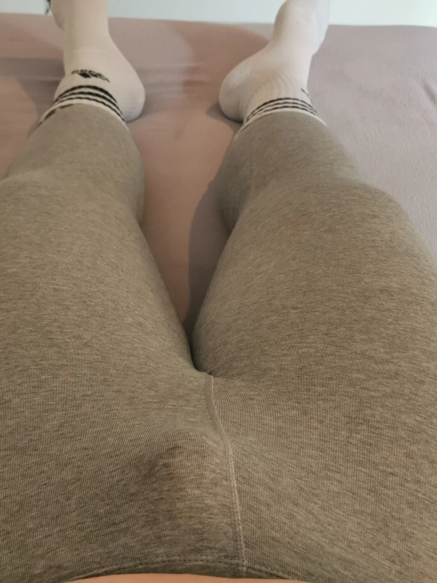 Graue Nike Pro Leggings