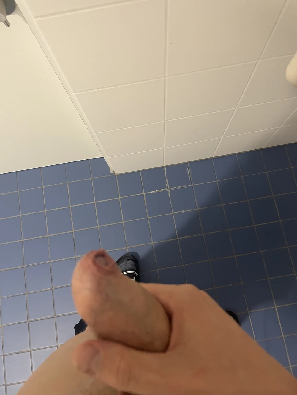 Jerk off penis on the toilet #2