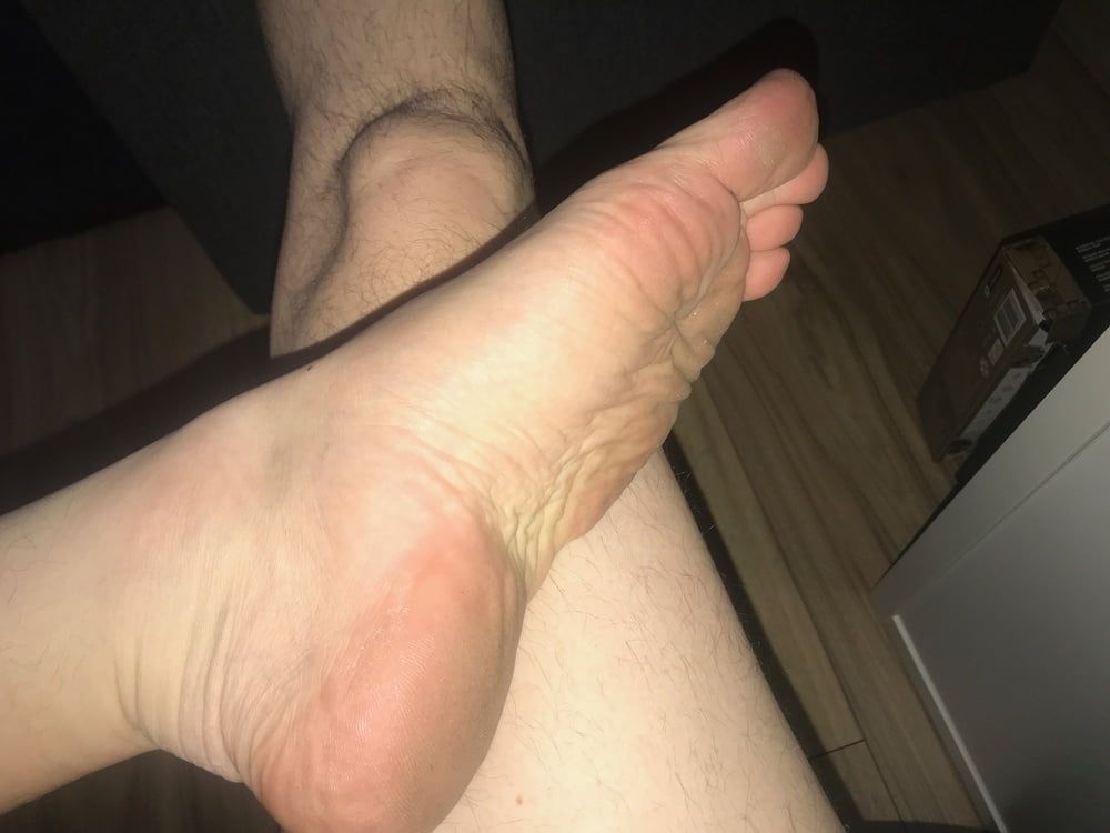 My cock and feet #16