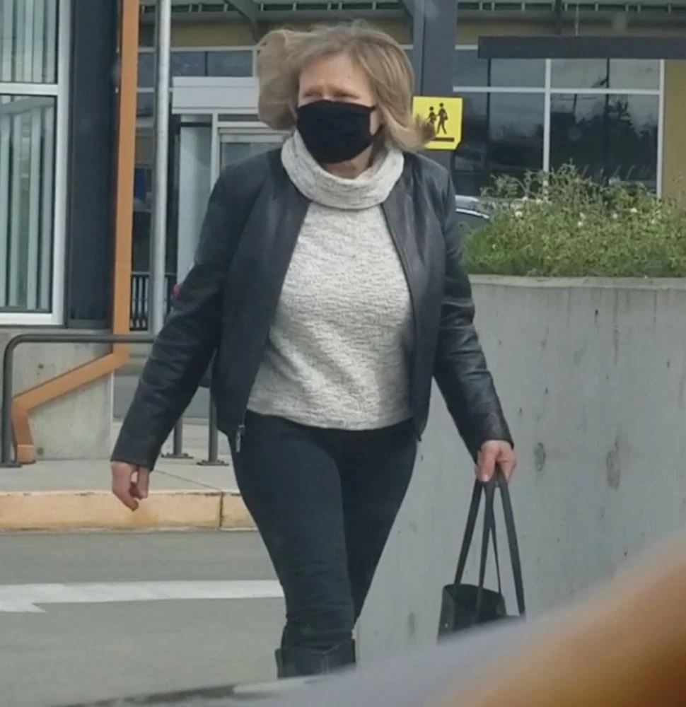 Sexy Grandma Sex Star out in public #22