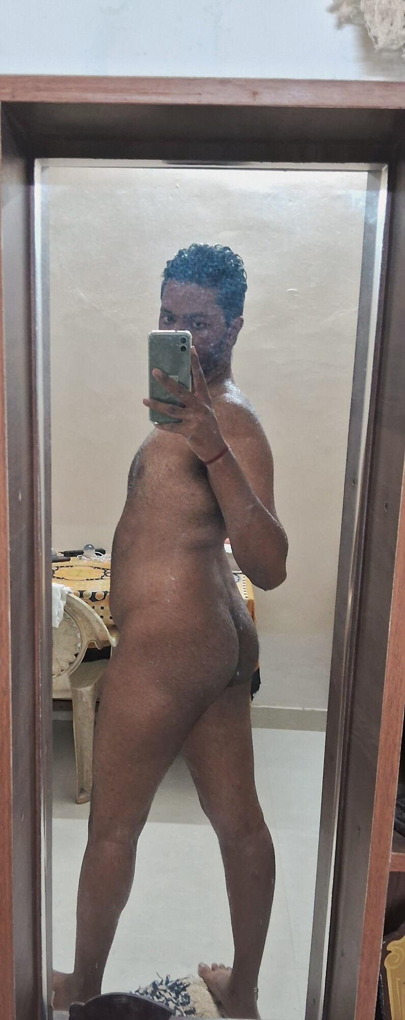 Mayank Wet After Rain Shower