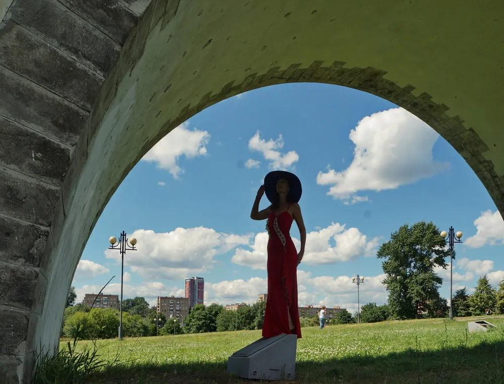 under the arch of the aqueduct #8