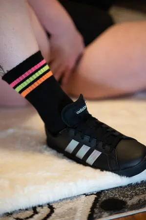 adidas sneaker and socks         