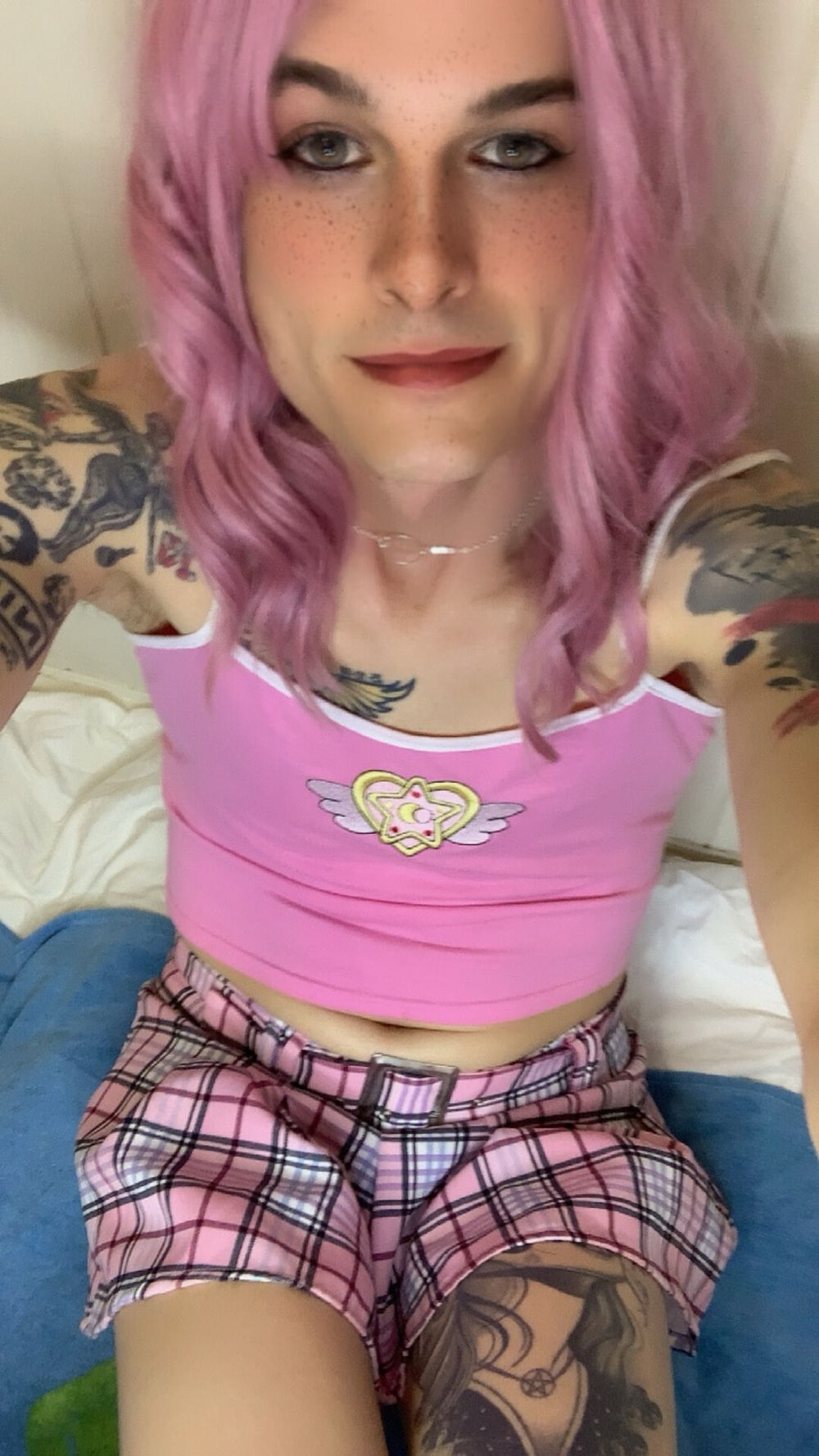 Cute Femboy in pink #3