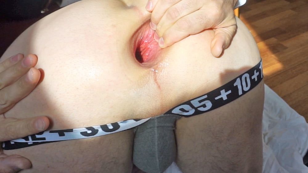 From closed asshole to huge gape #6