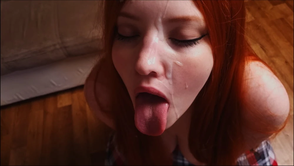 Why don't you put some cum on my face? 4