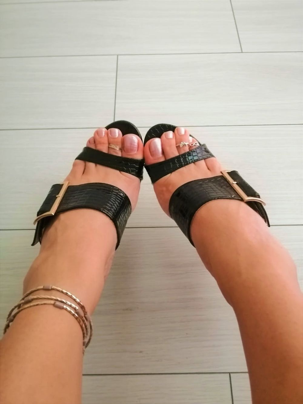 Sexy Feet &amp; Black Sandals #2