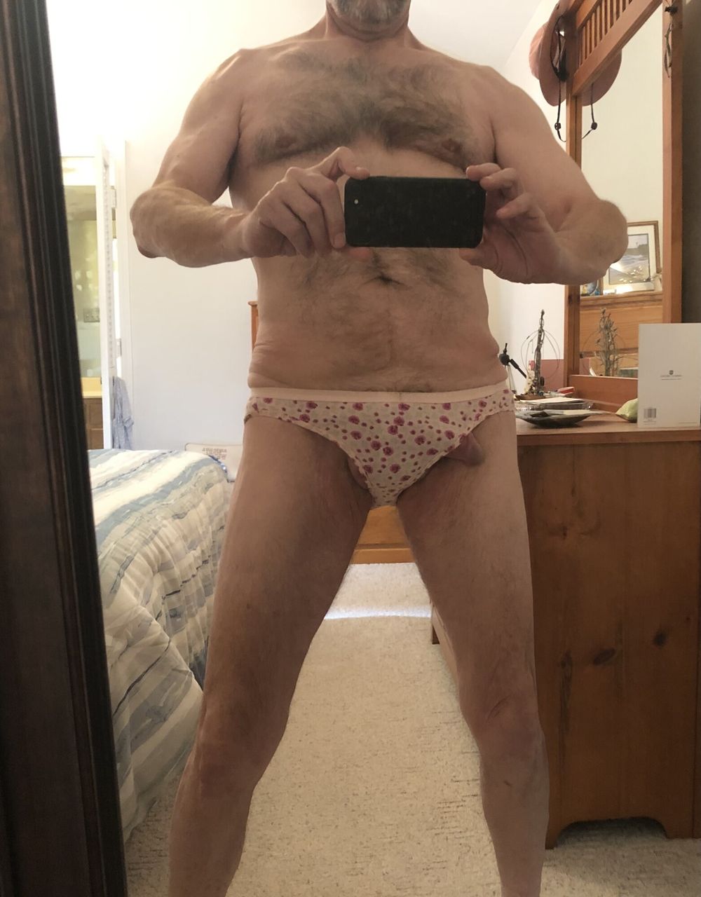 Me wearing my wife’s panties  #4