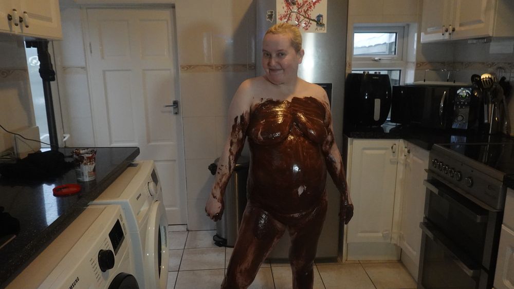 chocolate sauce messy fun #33