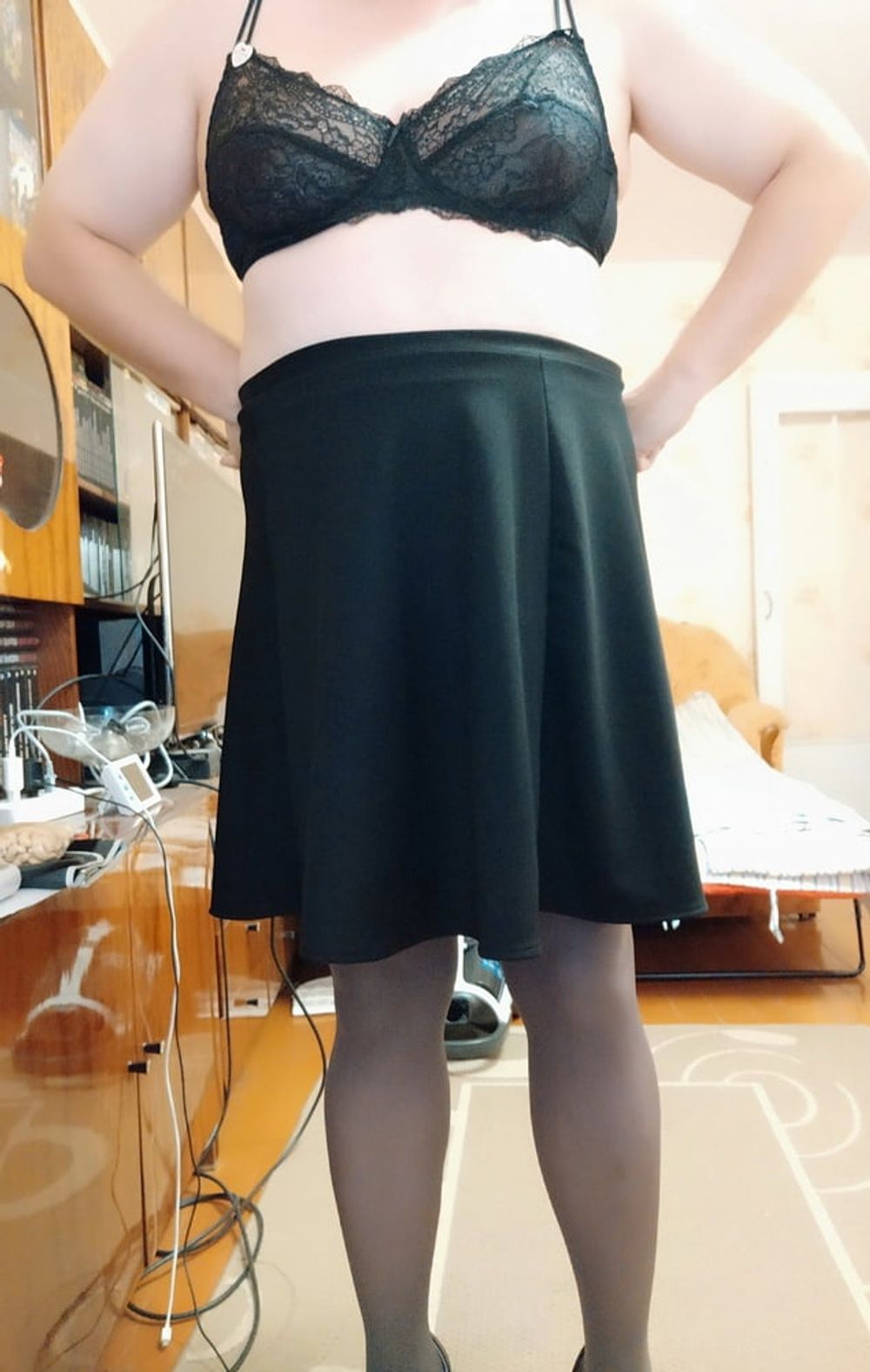 black skirt&amp;white blouse p.3 #19