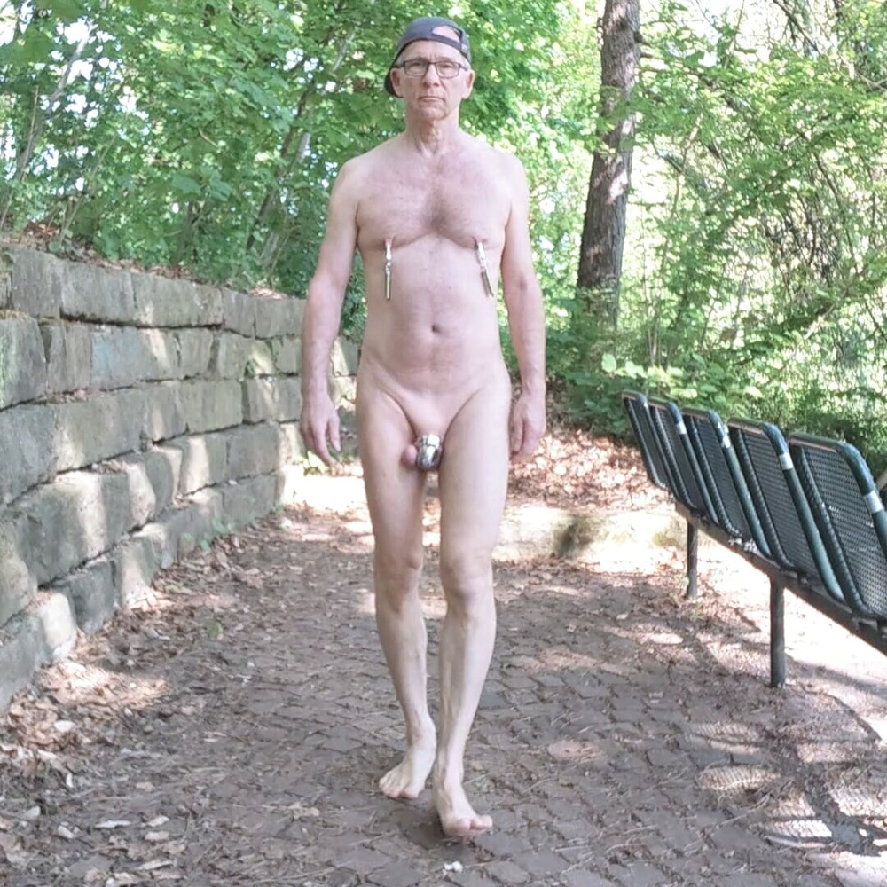 Naked through the park #17