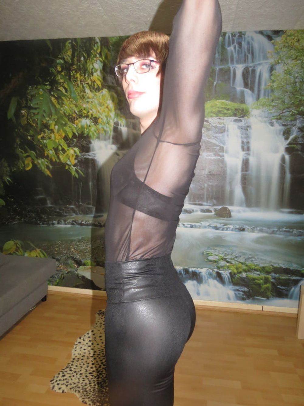 Sissy Faggot In Black #4