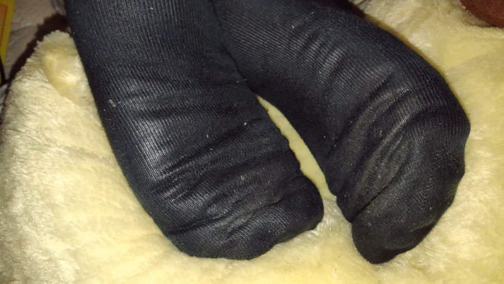 Sweaty socks and boots of my girlfriend af #6