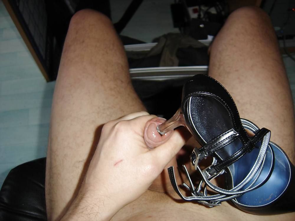 shoes hells insertion peehole urethral fetish #30