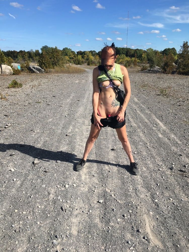Slut wife hiking  #4