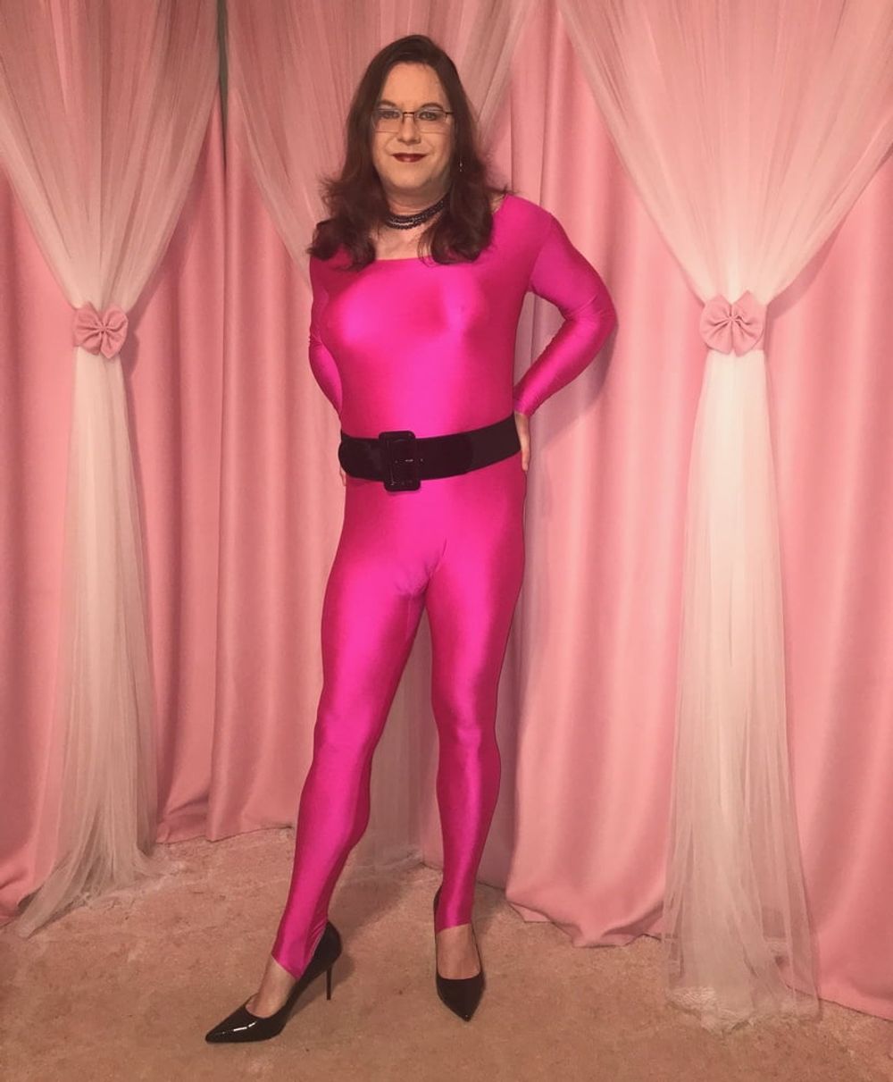 Joanie - Hot Pink Catsuit #14