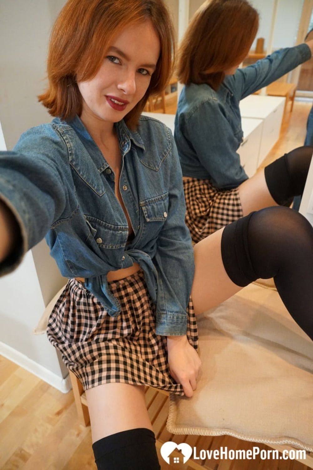 Redhead goddess trying out some hot outfits #23